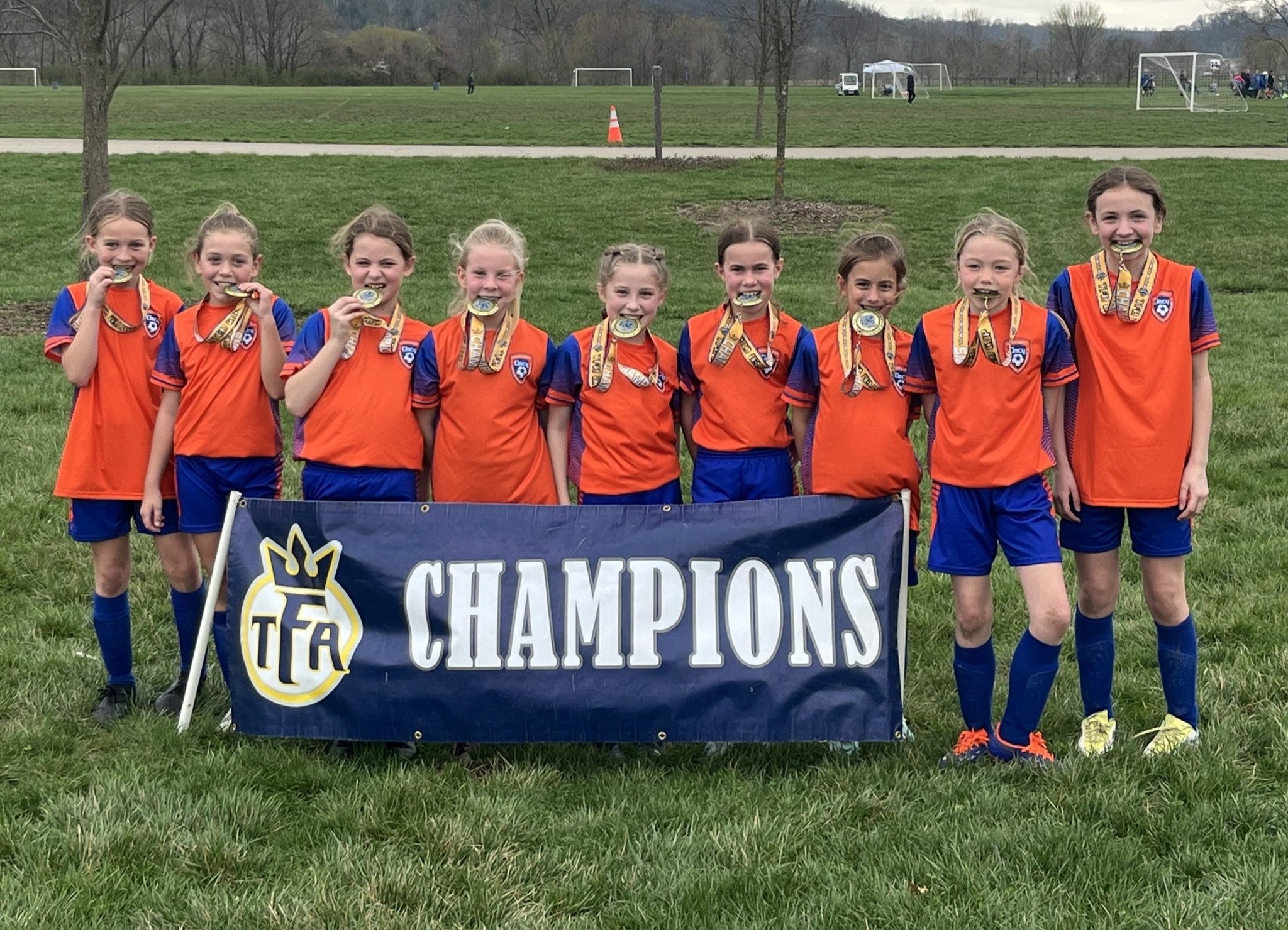 NWCSC girls team - TFA Champions